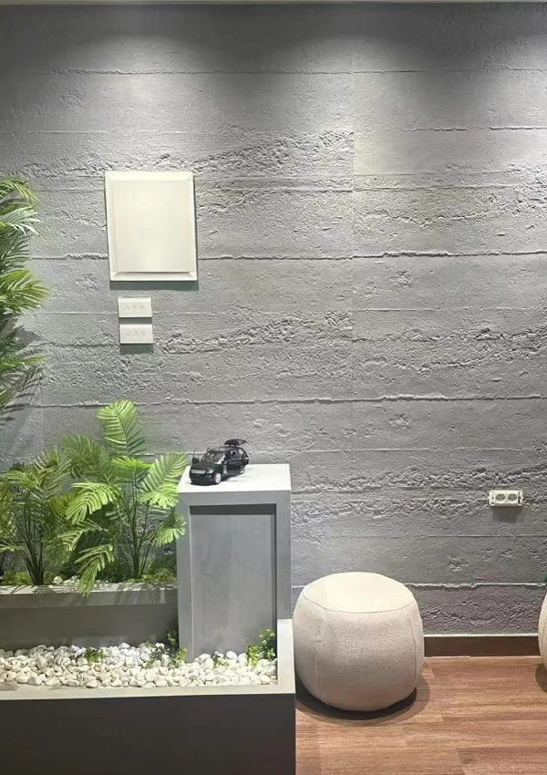 Çimento Dökme Döşeme Esnek Yumuşak Taş Duvar Paneli